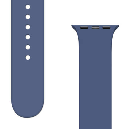 Silicone Strap APS silikonowa opaska do Watch 8 / 8 Ultra / 7 / 6 / 5 / 4 / 3 / 2 / SE (45 / 44 / 42mm) pasek bransoleta do zegarka niebieski