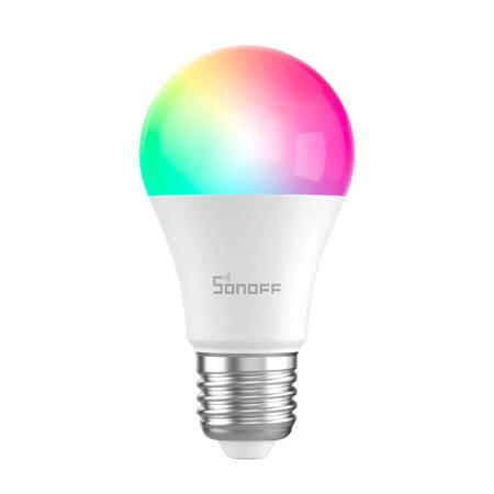 Sonoff inteligentna smart żarówka LED (E27) Wi-Fi 806Lm 9W RGB (B05-BL-A60)
