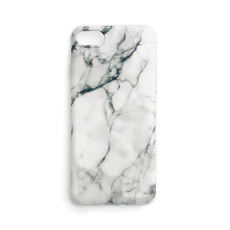 Wozinsky Marble żelowe etui pokrowiec marmur Samsung Galaxy S21 Ultra 5G biały
